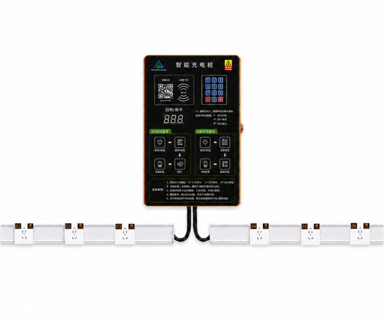 Smart 12-port e-bike charging station