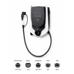7kW commercial EV charging station with Type 2 cable