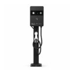 7kW EV charger wallbox with pedestal mount