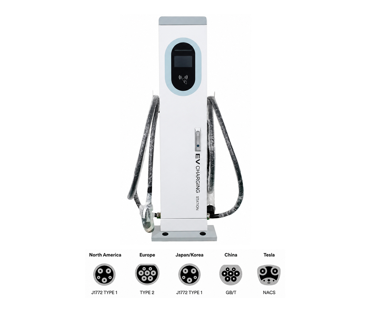 14kW dual-gun AC EV charger