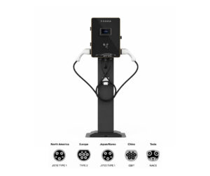 22/44kW dual-port EV charging station