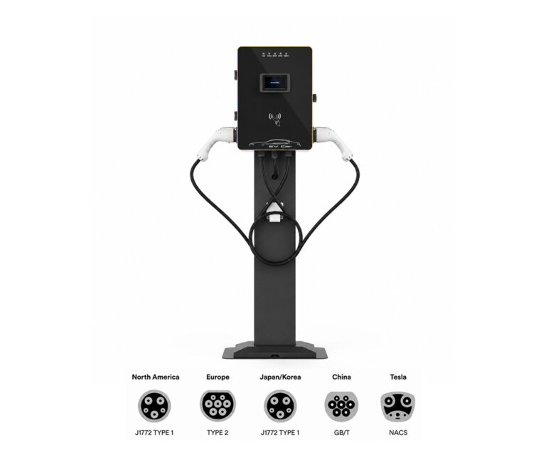22/44kW dual-port EV charging station