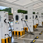 Dual-gun 240kW commercial DC fast charger