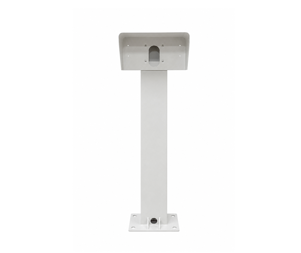 Galvanized steel pedestal stand for e-bike charging station