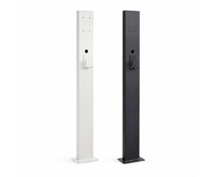 Universal EV charger pedestal stand