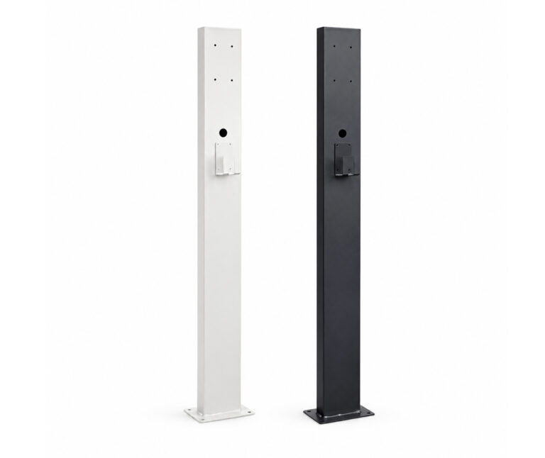 Universal EV charger pedestal stand