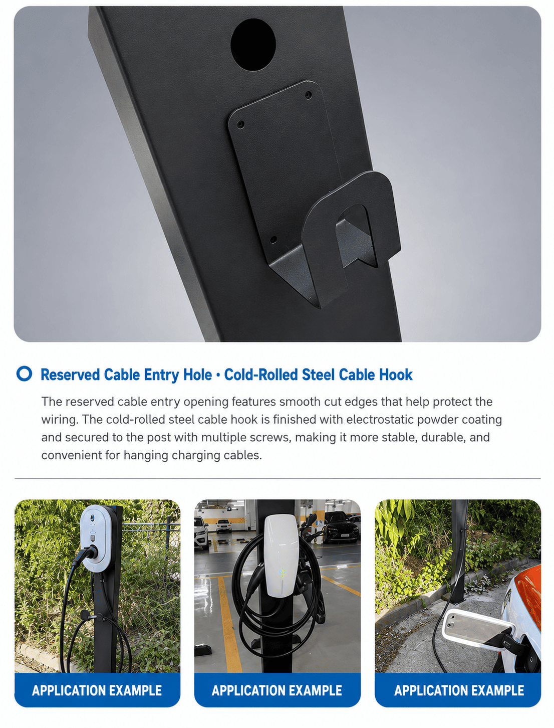 EV Charger Pedestal Mounting Pole | Universal Wallbox Floor Stand 1 EV Charger Pedestal Mounting Pole e1783259498763