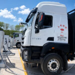 360kW DC fast charging station for heavy-duty truck fleets
