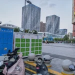 Battery swapping cabinets for electric scooters