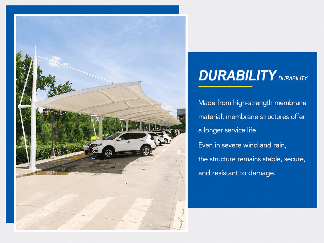 Protective Roof Canopy for Commercial Electric Vehicle Charging Points 3 canopy durability
