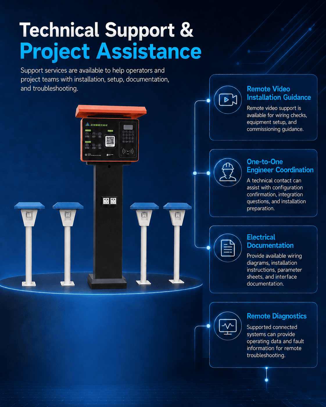 IP65 Waterproof 10-Port Electric Bike Charger Station for Outdoors 9 e bike 10 port charing stand installation