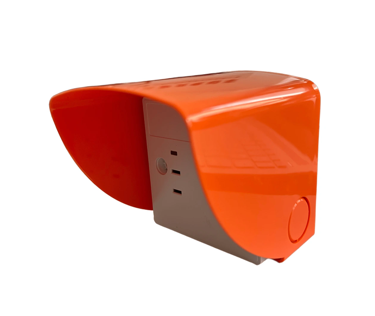 Weatherproof outlet cover for e-bike charging stations