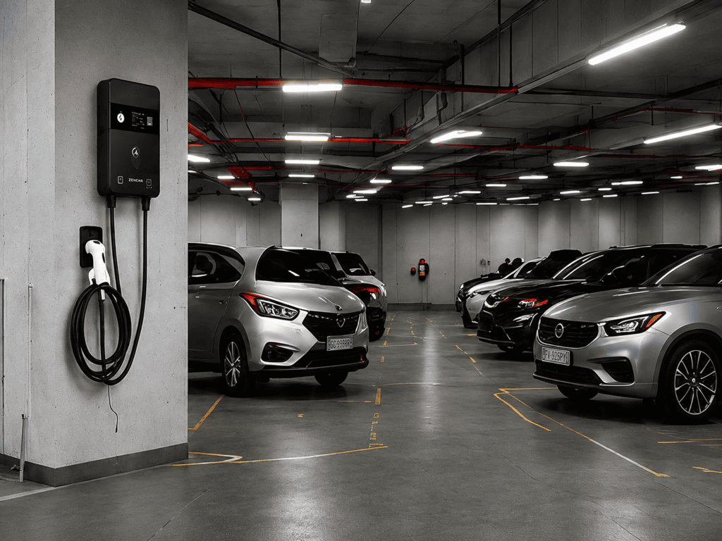 ev charger underground parking