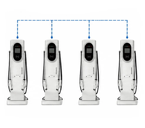 240kW-720kW Split-Type DC Fast Charging System 4 slim ev charging dispensers layout
