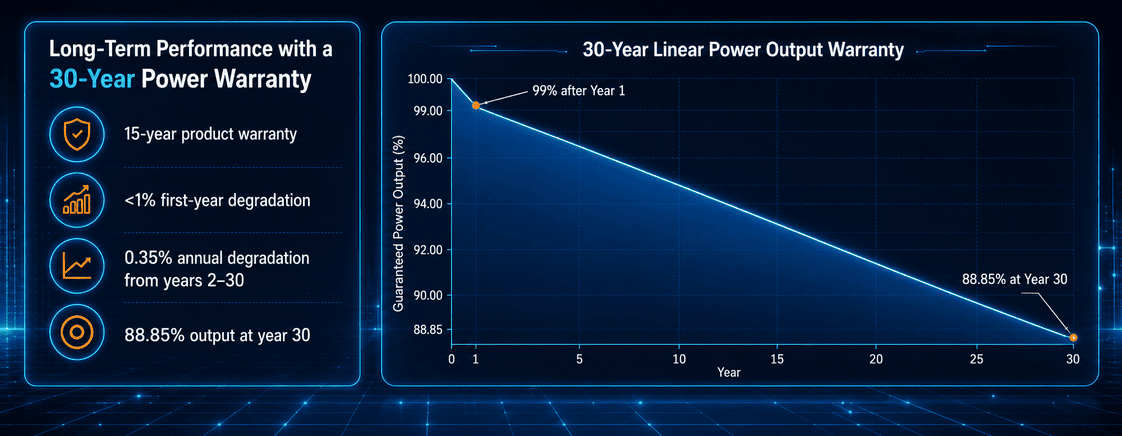 Commercial Monocrystalline Solar Panel | High-Efficiency PV Module 2 solar module long term warranty