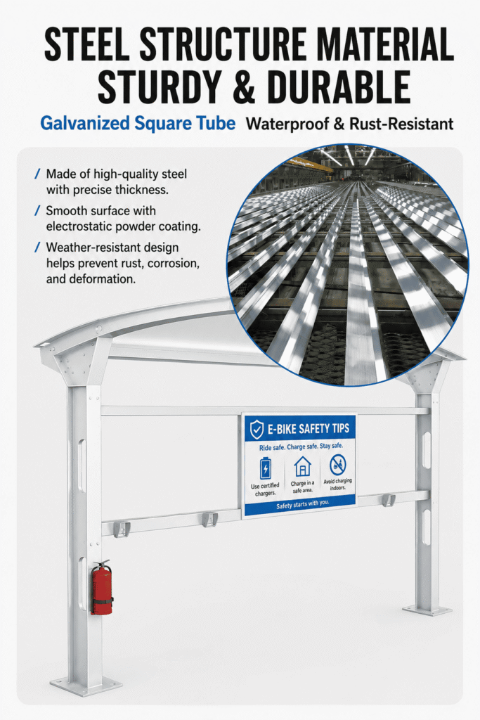 steel structure material canopy