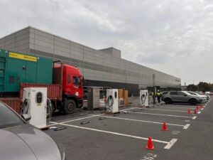 Integrated EV charging solution for industrial parks