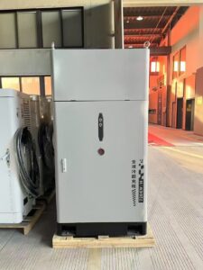 Liquid cooled DC EV charging station